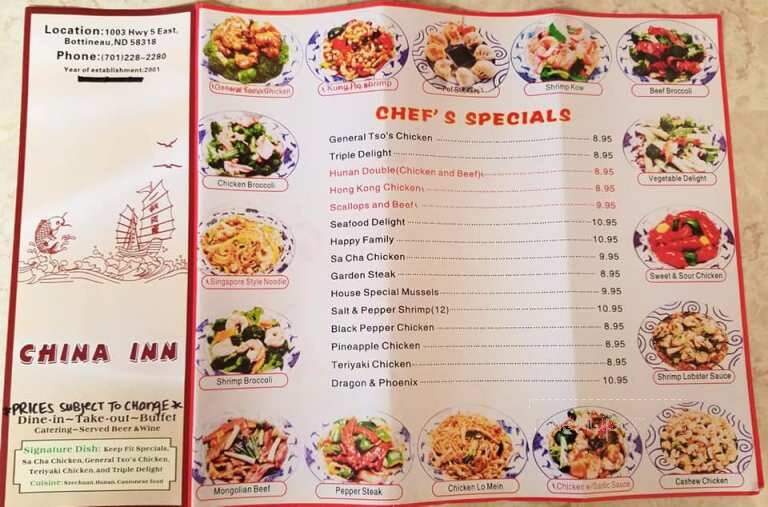 China Inn Restaurant - Bottineau, ND