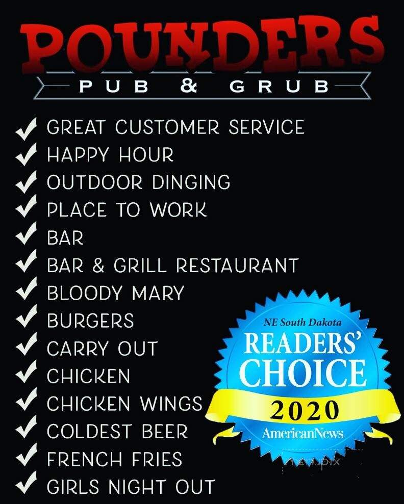 Pounders Pub & Grub - Aberdeen, SD