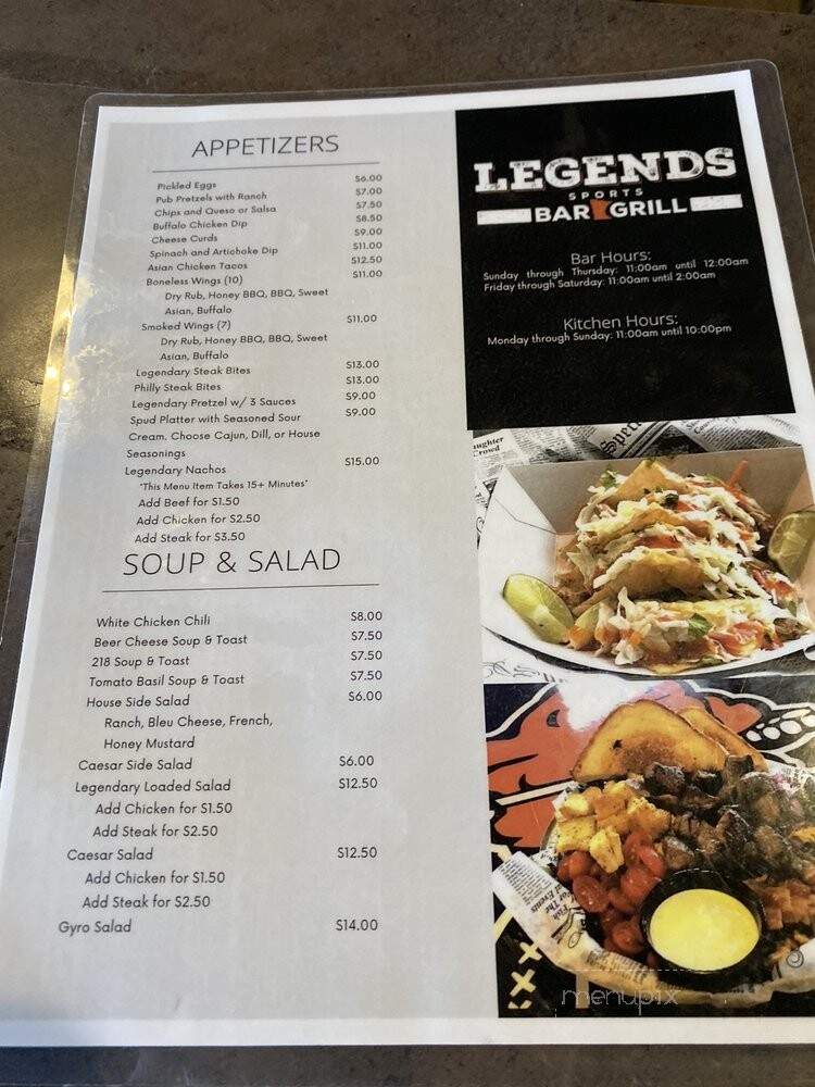 Legends Sports Bar & Grill - Moorhead, MN